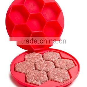 Freezer Container Perfect Burger Patties BPA Free Silicone Burger Press thumbnail-4