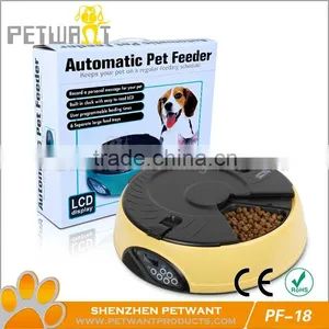 Battery Operated 6 Meals Automatic Cat Food Feeders Dry and Wet Food Auto Cat Feeder thumbnail-6