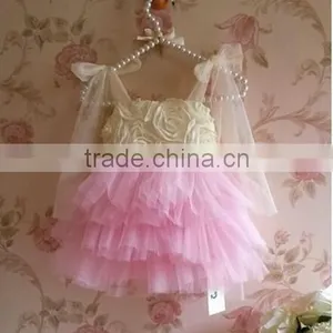 Elegant Baby Girls Party Wear Dress Good Material Baby Girls Party Wear Dress thumbnail-4