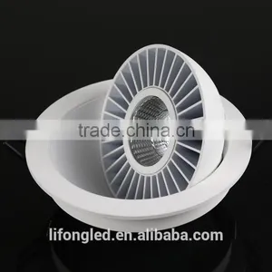 Dimmable LED COB Downlight 7w 12w 15w Gimbal Downlights thumbnail-1