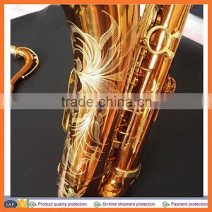 Professional Tenor Saxophone Dark Gold Saxophone/coffe Gold Saxophone thumbnail-4