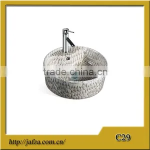 C29 Artistic Basin Sanitary Ware Chaozhou Good Quality Hand Wash Basin, Round Basin thumbnail-1