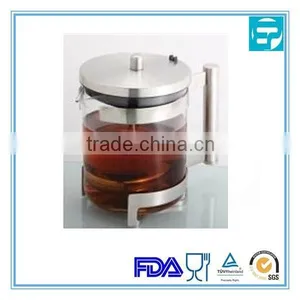 800ml Borosilicate Glass Teapot With Stainless Steel Infuser thumbnail-1