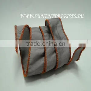 Silk Chiffon Tapers - Color 55 Grey and Orange thumbnail-1