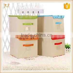 Wholesale in Stock 4 Color Nonwoven Storage Box thumbnail-1