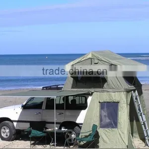 4x4 Folding Waterproof Car Roof Top Tent With Telescopic Pole for Camping thumbnail-1