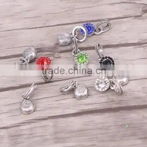 Mixed Round Crystal Dangling Beads For Jewelry Making European Style Findings thumbnail-3