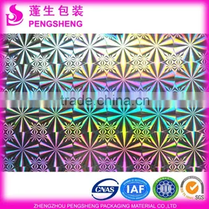 Metallic Silver Base Holographic Film Christmas Gift Packaging Material thumbnail-6
