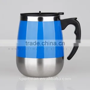 Fashional Auto Travel Mug Double Wall Stainless Steel Coffee&tea Mug Hot Selling Mug in China thumbnail-2