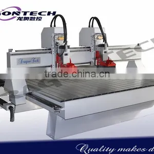 Two Spindle Cnc Router, Hot Sale Double Heads Cnc Router DT1925D, Two Heads Cnc Router thumbnail-1