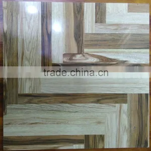 Modern Design Wood Look Full Polished Glazed Wooden Floor Tile thumbnail-1