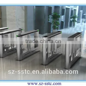 Security Rfid Full Automatic Swing Pedestrian Turnstile Gate thumbnail-2