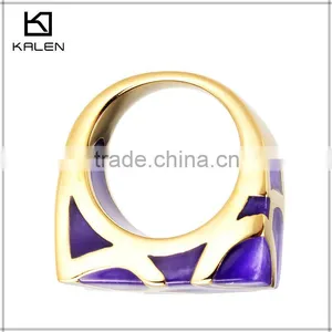 2015 Beautiful Fashion 22k Dubai Gold Finger Ring Engagement Designs thumbnail-1