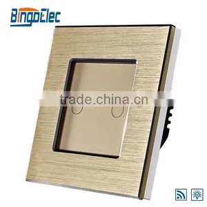 EU/UK Style Aluminium Panel Remote Dimmer Touch Switch thumbnail-4