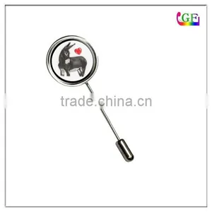 Custom Logo Design Stick Hat Brooch Pin thumbnail-1