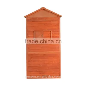 Pawhut 71" Large Vertical Outdoor Aviary Bird Cage - Golden Red thumbnail-5