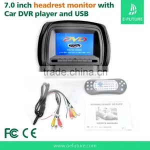 Manufacturers 7inch TFT LCD DVD Headrest Car Monitor Car Headrest thumbnail-6