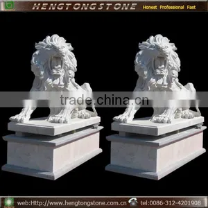 Life Size Marble Lion Statues From Direct Manufacture thumbnail-1