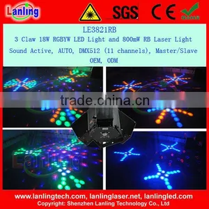 3 Claw Colorful RB Club Laser Light thumbnail-1