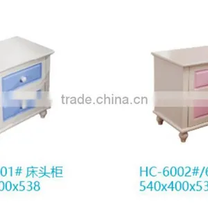 Mediterranean Style Pink Princess Wooden Bedroom Set thumbnail-6