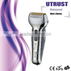 Red Rubber Handle Triple Blade Women Private Label Razor Blades Man Shaver Hair Shaver thumbnail-1