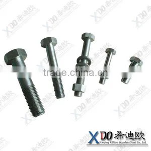 China Supplier Hastelloy C22 Stainless Steel Half Thread Hex Bolts M40 thumbnail-4