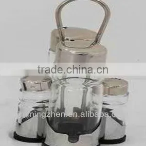 Glass Spice Set With Stand ,glass Spice Set thumbnail-1