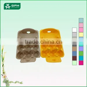 Eco-friendly Recyclable Paper Pulp Molded Egg Crate for Sale thumbnail-2