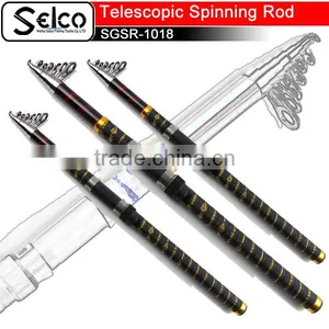 Wholesale Telescopic Fishing Chinese Cheap Fiber Carbon Spinning Rods thumbnail-2