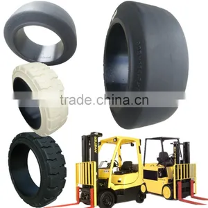 Factory Supply Directly Industrial Forklift Press on Solid Tyres 21x9x15 22x8x16 28x16x22 thumbnail-1