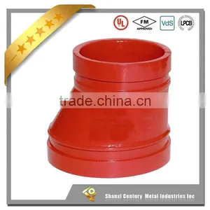 FM Approved Ductile Iron Grooved Couplings and Fittings Grooved Concentric Reducer With Female Thread thumbnail-1