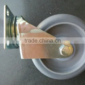 5 Inch TPR Swivel Caster Wheel Without Brake thumbnail-1