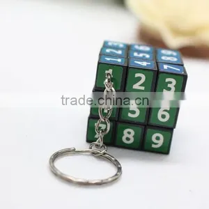 Best Sale Magic Cube Keychain With Custom Logo,various Color,with High Quality,OEM Orders Are Welcome thumbnail-1