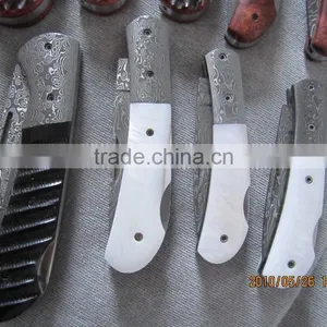 NEW in Stay in 2013 Quality Fashionable Small Size Handmade Damascus Folding Blade Knife thumbnail-4