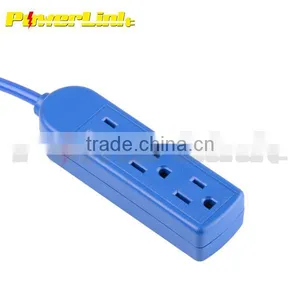 H50200 5" Cord Power Strip 3 Outlet Power Strip UL Listed thumbnail-1
