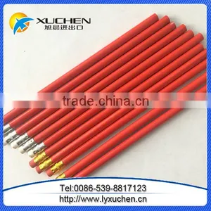 Wholesale Cheap Round/hexagonal Promotional Wooden Black Lead HB Pencil With Eraser thumbnail-1