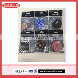 Promotional Ladies Fancy Makeup Metal Custom Bling Compact Mirror thumbnail-4
