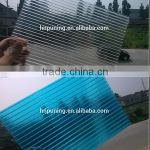 100% New Material Sound Insulation Polycarbonate Hollow Sheet for Carport thumbnail-5
