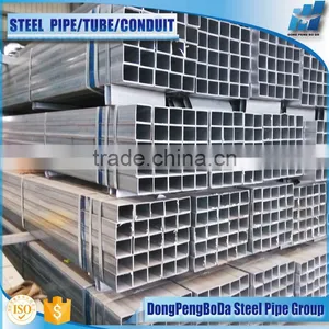 40/40/1.4mm Chinese Factory Q235 Pre Galvanized Steel Pipe thumbnail-2