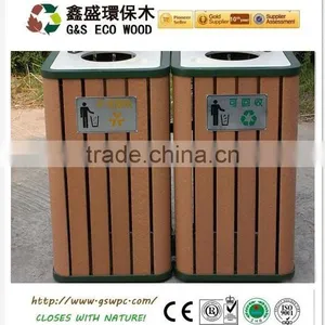 Wood Plastic Composite Wpc Classification Ash-bin /outside Recycling Bin thumbnail-5
