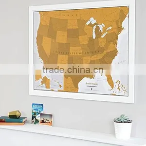 Scratch USA Scratch off Places You Travel America (US) Detailed Cartography Including US States thumbnail-3