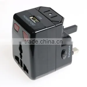 Global Travel Plug Multifunction Converter With a Single USB Port Universal Adapter thumbnail-5