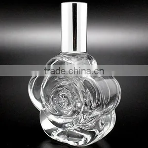 55ml Glass Perfume Bottle 55ml Flower Shape Perfume Glass Bottle thumbnail-2