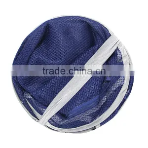 Pop up Collapsible Foldable Laundry Mesh Basket Hamper thumbnail-3