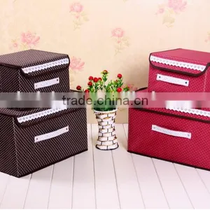 N496 Household Non Woven Box Foldable Storage Box Home Storage Organization thumbnail-3