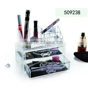 Popular Factory Manufactured Plastic Cosmetic Organizer Make up Storage Display Jewelry Cosmetic thumbnail-3