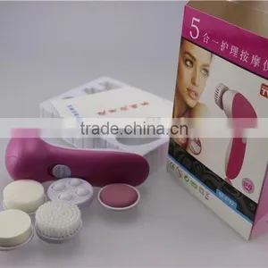 High Quality 5 in 1 Deep Facial Cleaning Machine Instrument Multi-function Facial Automaticly Washing Brush thumbnail-1