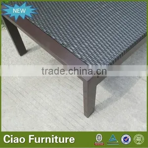 Foshan China Furniture Plastic Rattan Beach Lounge Chair thumbnail-5