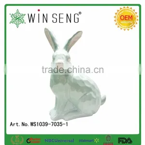 Adorable Ceramic Bunny Rabbit Figurine Easterdecorations thumbnail-1