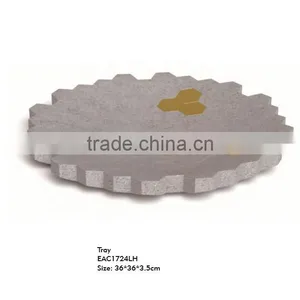 New Design Concrete Cup Mat Honeycomb Shape Hexagon Coasters Set thumbnail-1
